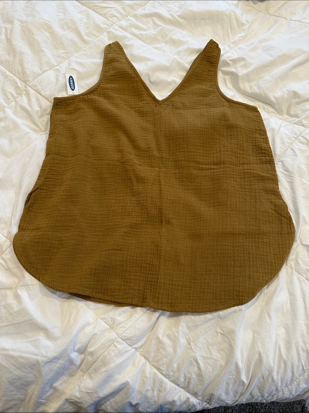 Old Navy Ribbed Top Mustard